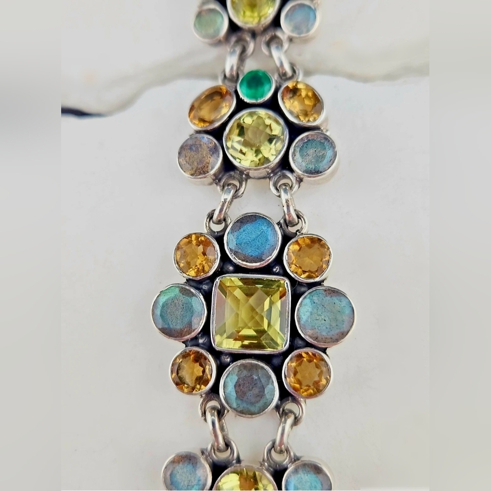 Nicky Butler LIMITED EDITION RAJ COLLECTION Sterling Silver NB Bracelet Designer